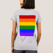 フォールンゲイプライド国旗 Tシャツ (裏面)