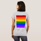 フォールンゲイプライド国旗 Tシャツ (裏面フル)