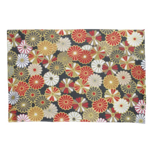 フォールンゴールデン菊 枕カバー (正面)