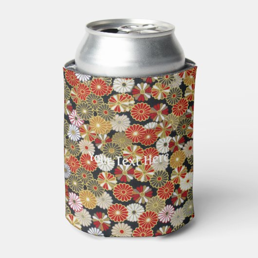 フォールンゴールデン菊 缶クーラー (缶正面)