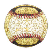 フォールンサリー金ゴールド 野球ボール (裏面)