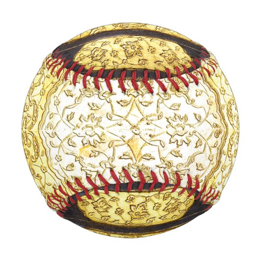 フォールンサリー金ゴールド 野球ボール (正面)