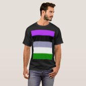 フォールンジェンダークエアプライド国旗 Tシャツ (正面フル)