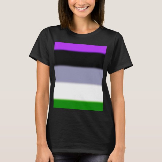 フォールンジェンダークエアプライド国旗 Tシャツ (正面)