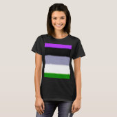 フォールンジェンダークエアプライド国旗 Tシャツ (正面フル)