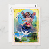 フォールンスプリングタイムフェアリー ポストカード (正面/裏面)