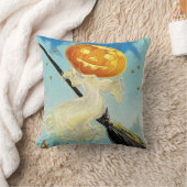 フォールンハッピーハローウィンパンプキンウィッチ クッション (ブランケット)