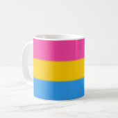 フォールンパンセクシャルプライド国旗 コーヒーマグカップ (正面左)