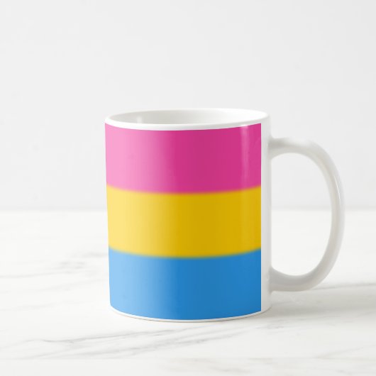 フォールンパンセクシャルプライド国旗 コーヒーマグカップ (右)