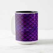 フォールンパープル&ブルーマーメイドはかりで測 ツートーンマグカップ (正面左)