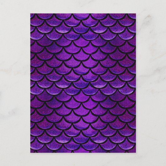 フォールンパープル&ブルーマーメイドはかりで測 ポストカード (正面)
