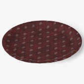 フォールンビクトリアンスカル赤 ペーパープレート (アングル)
