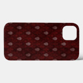フォールンビクトリアンスカル赤 Case-Mate iPhoneケース (裏面 (横))