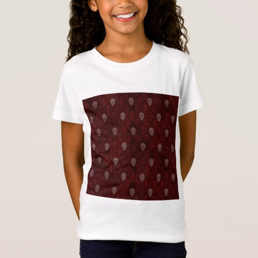 フォールンビクトリアンスカル赤 Tシャツ (正面)