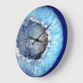 フォールンブルークリスタルジオード ラージ壁時計 (傾斜)