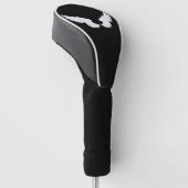 フォールンホワイトエンジェルウィングス ゴルフヘッドカバー (アングル)