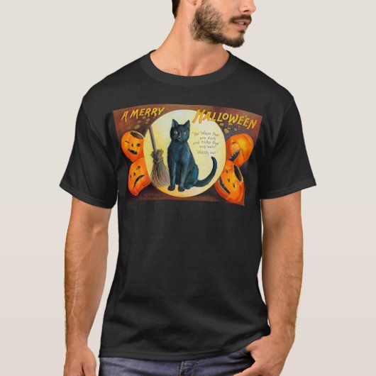 フォールンメリーハロウィーン猫 Tシャツ (正面)