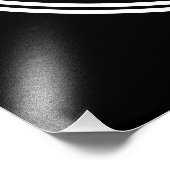 フォールンユニカルヘキサグラムホワイト フォトプリント            (角)