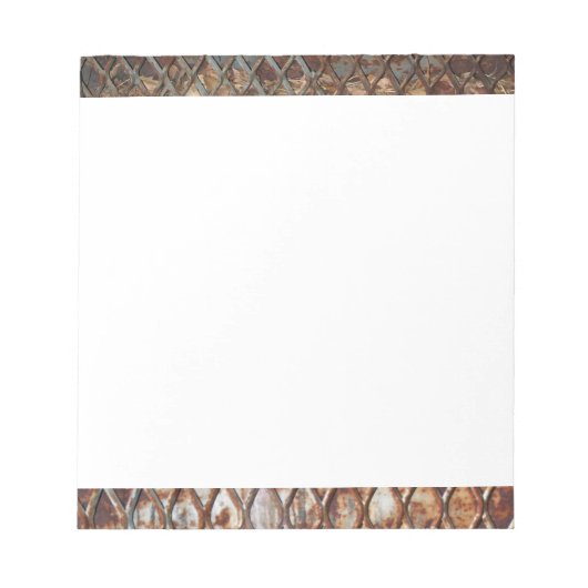 フォールンラスティ格子 ノートパッド (正面)