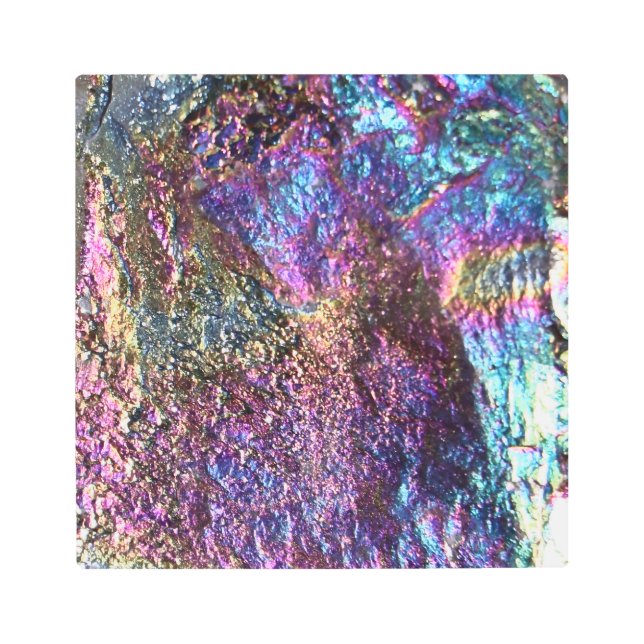 フォールンレインボーロック メタルプリント (正面)