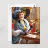 フォールンレターとお茶 ポストカード (正面/裏面)