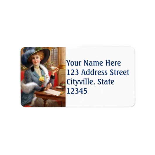 フォールンレターとお茶 ラベル (正面)