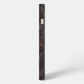 フォールン古代の革本 iPhoneケース (左側面)