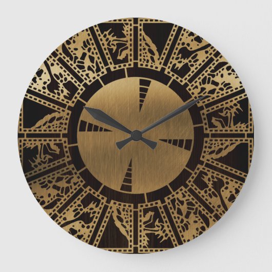 フォールン嘆きの側A ラージ壁時計 (正面)