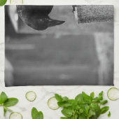 フォールン墓地クロウ キッチンタオル (折り畳み)