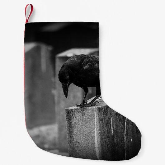 フォールン墓地クロウ スモールクリスマスストッキング (正面)