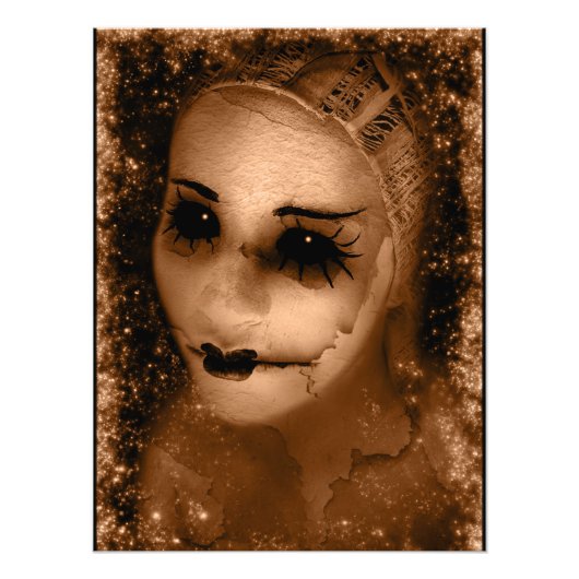 フォールン壊れたピアス フォトプリント            (正面)