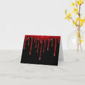 フォールン血が黒く滴る カード (黄色い花)