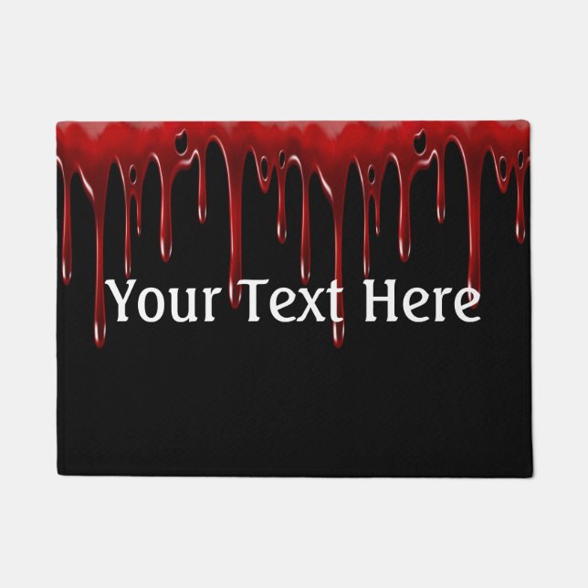 フォールン血が黒く滴る ドアマット (正面)