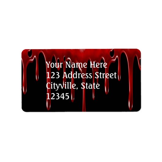 フォールン血が黒く滴る ラベル (正面)