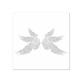 フォールン金ゴールドアーチャンエルウィングス ラバースタンプ (インプリント)