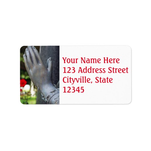 フォールン静か祈りの言葉 ラベル (正面)