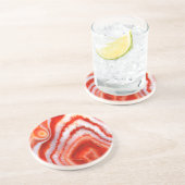 フォールン·ブレッド·オレンジ·エーゲート。 コースター (側面)