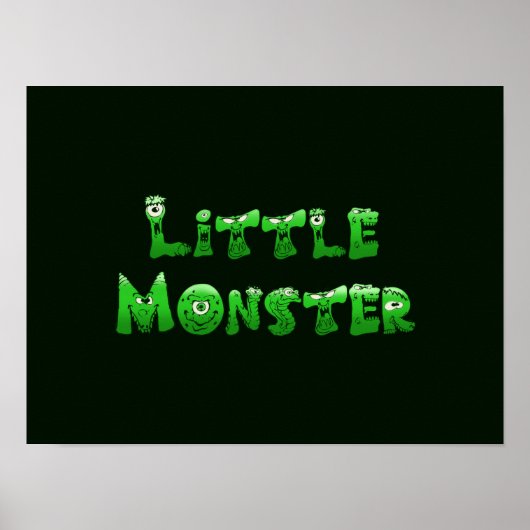フォールン・リトル・モンスター ポスター (正面)