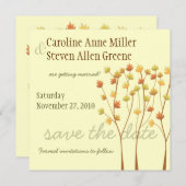 フォール ツイグ ツリー - 日程をお知らせ セーブザデート (正面/裏面)