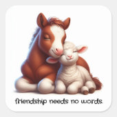 フォール&ラム最高のフレンズ共有アタッチメントモーメント スクエアシール (正面)