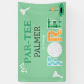 フォーレ4thバースデーパーティーゴルフ 横断幕 (縦)