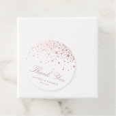 フォーローズゴールドフォイルコンフェッティドットサンキュー フェイバータグ (インサイチュ)