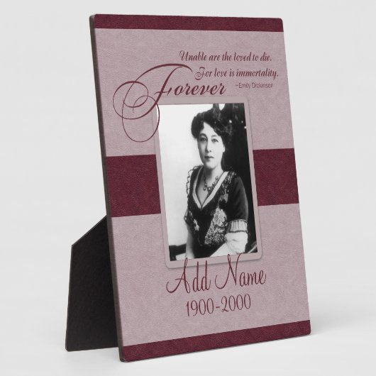 フォーヴァラブドカスタム記念 フォトプラーク (側面)