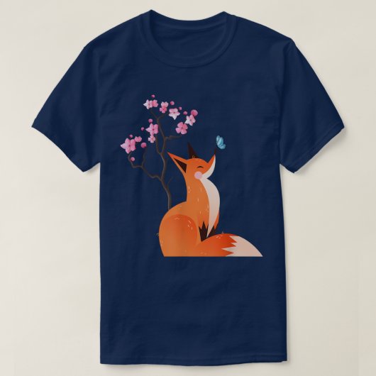 フォー日本のさくらんぼ花花ヴィンテージ245 Tシャツ (デザイン正面)