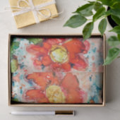 フォー熱狂するフラワーズティッシュペーパー 薄葉紙 (ギフト)