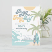 フォー祈サーフレトロサーフビーチ4th誕生日 招待状 (スタンド正面)