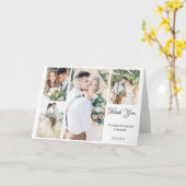 フォー空白のフォト結婚の折り畳みthanbk Youカード カード (黄色い花)