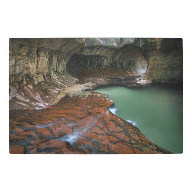 フォー離れク | Zion国立公園（ユタ州） メタルプリント (正面)