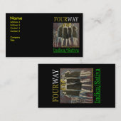 フォー・ウェイ・インディカ・サティバ 名刺 (正面/裏面)