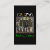 フォー・ウェイ・インディカ・サティバ 名刺 (裏面)